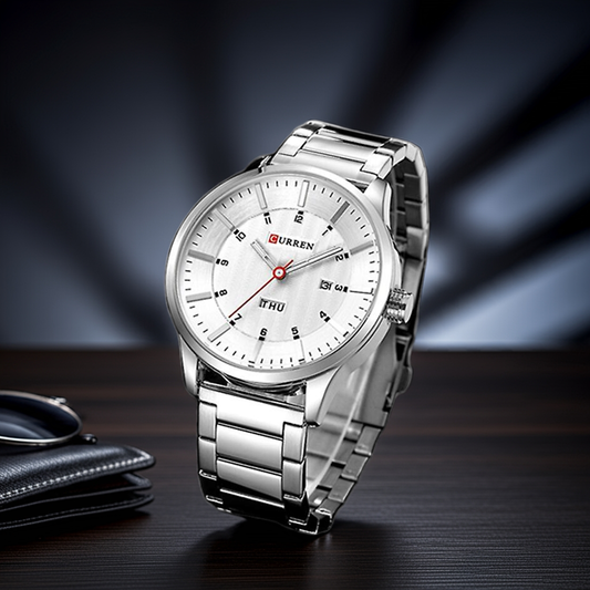 Curren Men Watch Price in Kenya | Chronograph, Quartz, Stainless Steel / Leather - Suncom