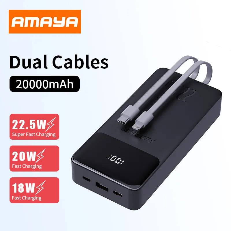 Amaya 20000mAh Power Bank: 22.5W Super Fast Charging | Price in Kenya - Suncom