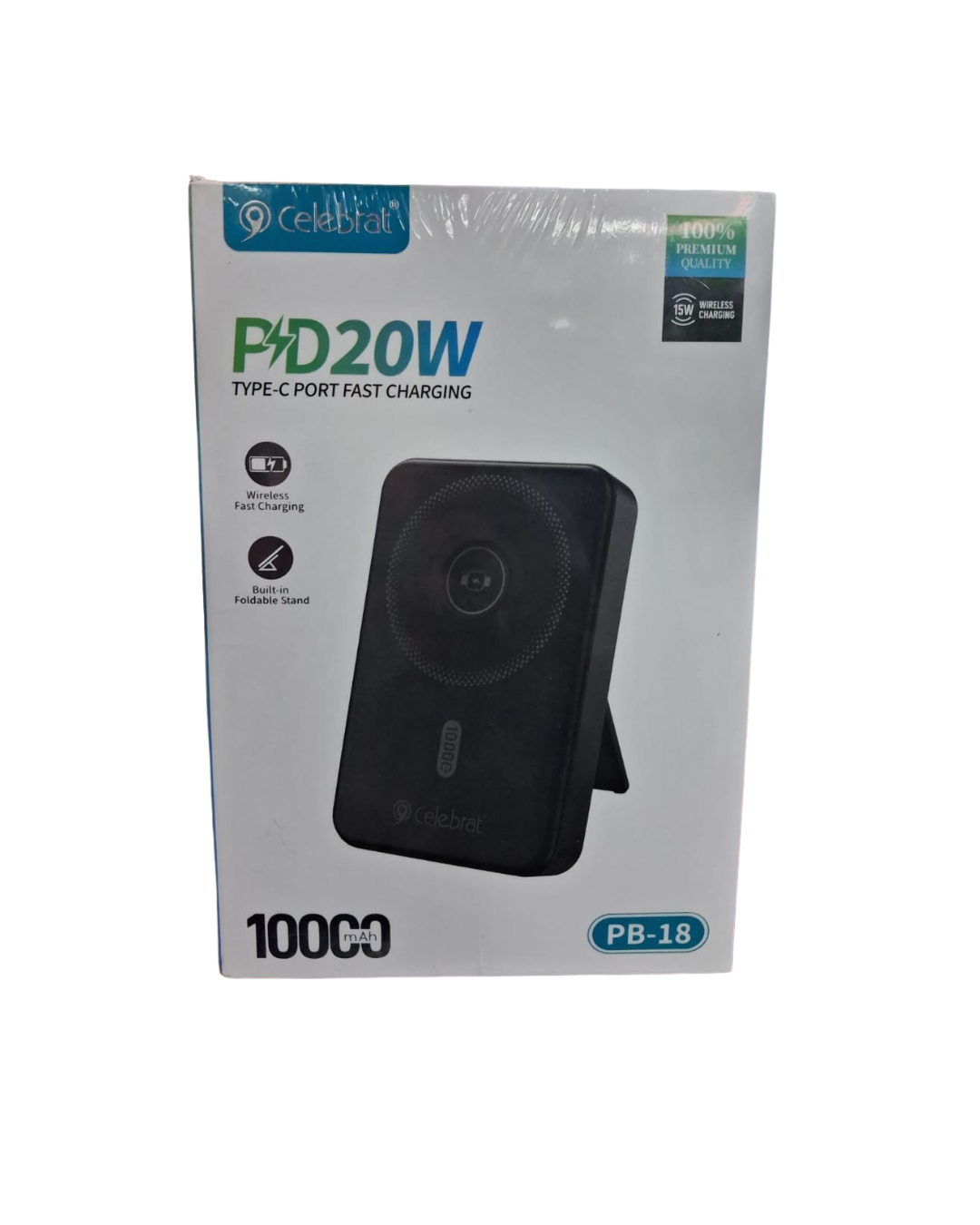 CELEBRAT Wireless PB-18 Power Bank 10,000 mAh