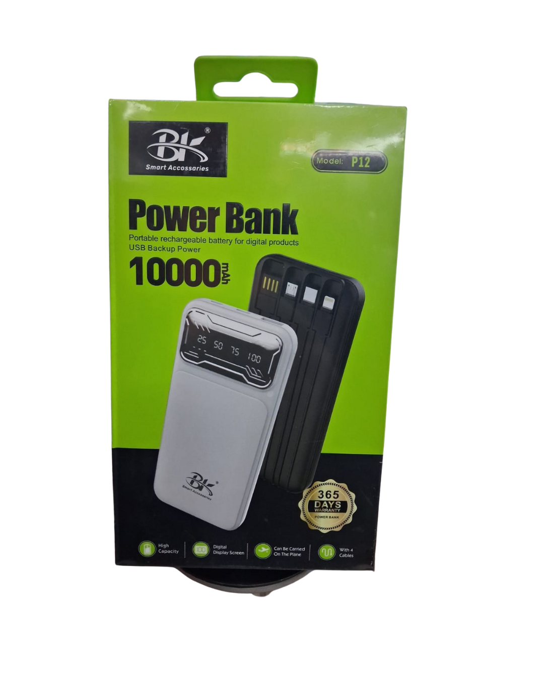 BK 10,000 mAh Power Bank P12