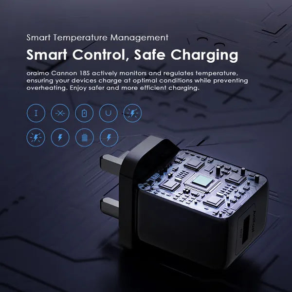 Oraimo 18W Fast Charger Price in Kenya | QC3.0, AniFast™ Wall Adapter - Suncom