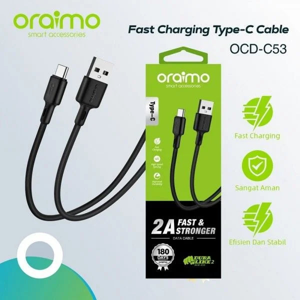 Oraimo Type C Cable Price in Kenya | Fast Charging Android & iPhone 15 - Suncom
