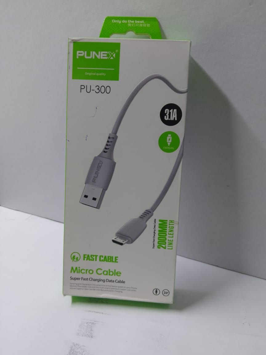 Punex PU-300 Type-B Fast Charging Cable Price in Kenya | Durable Data Sync - Suncom