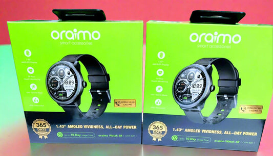 Oraimo Watch 5R .Up-To 10 Days of Usage