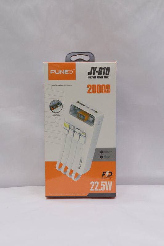 PUNEX 20000mAh Power Bank: High Capacity Portable Charger | Price in Kenya - Suncom