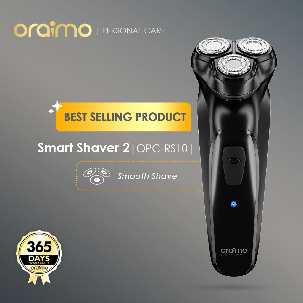 Oraimo SmartShave RS10 Price in Kenya | 3D Rotary Shaver, 90-Min Runtime - Suncom