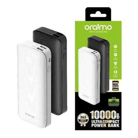 Oraimo 10000mAh Power Bank: Fast Charging, Portable Charger | Price in Kenya - Suncom
