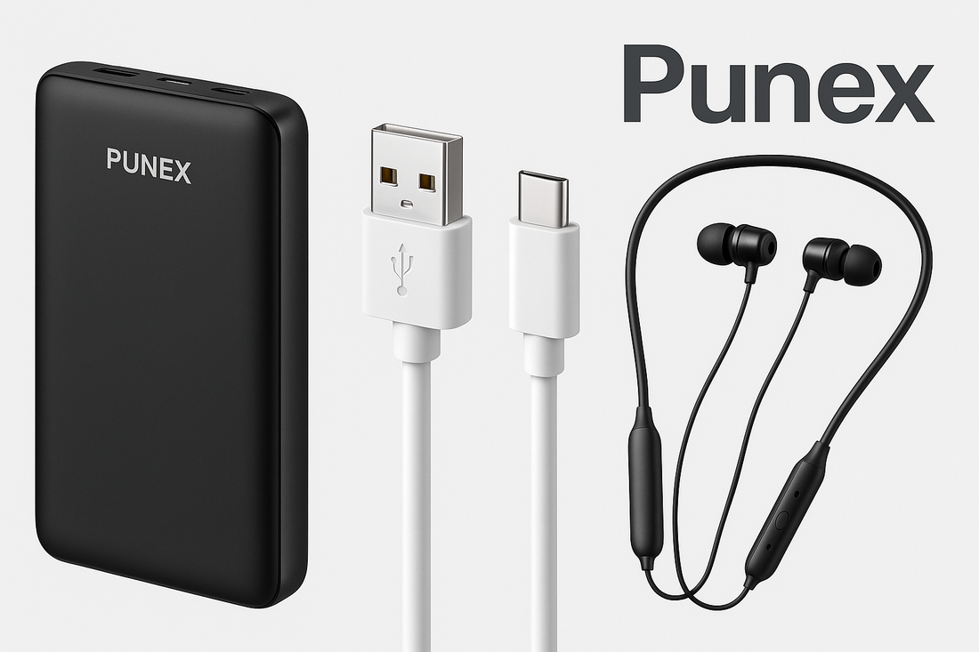 Punex: Your Go-To for Cables, Power Banks, Neckbands & Car Chargers at Suncom Ltd