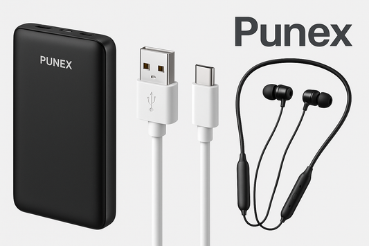 Punex: Your Go-To for Cables, Power Banks, Neckbands & Car Chargers at Suncom Ltd