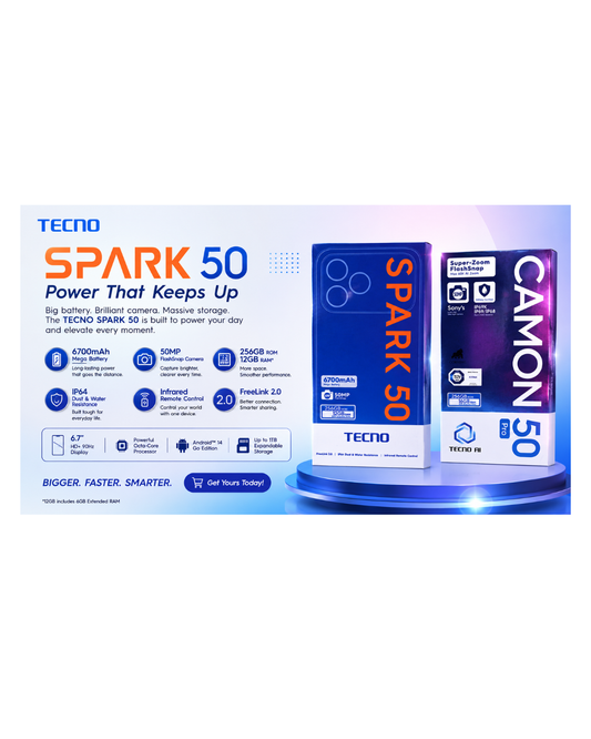 Tecno Spark 50 vs Tecno Camon 50 Pro: Which TECNO Phone Should You Buy in Kenya 2026