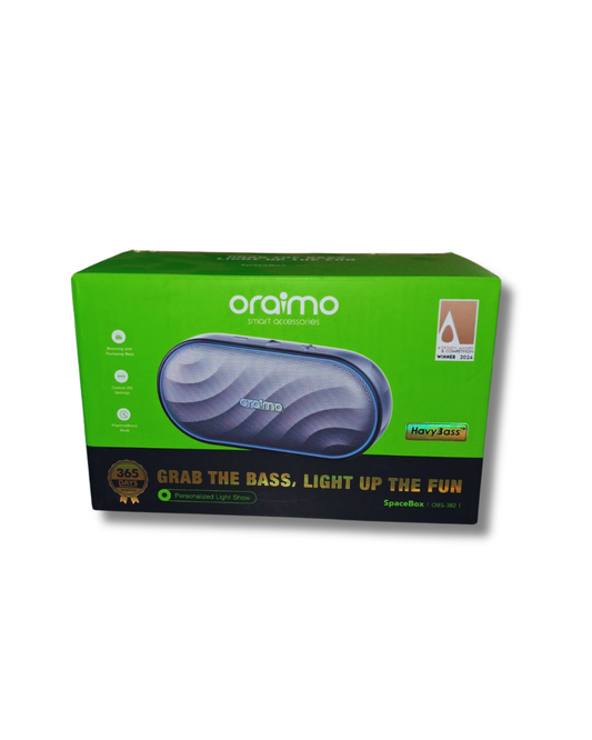 Oraimo SpaceBox 8W Speaker Price in Kenya | HavyBass, RGB Lights - Suncom