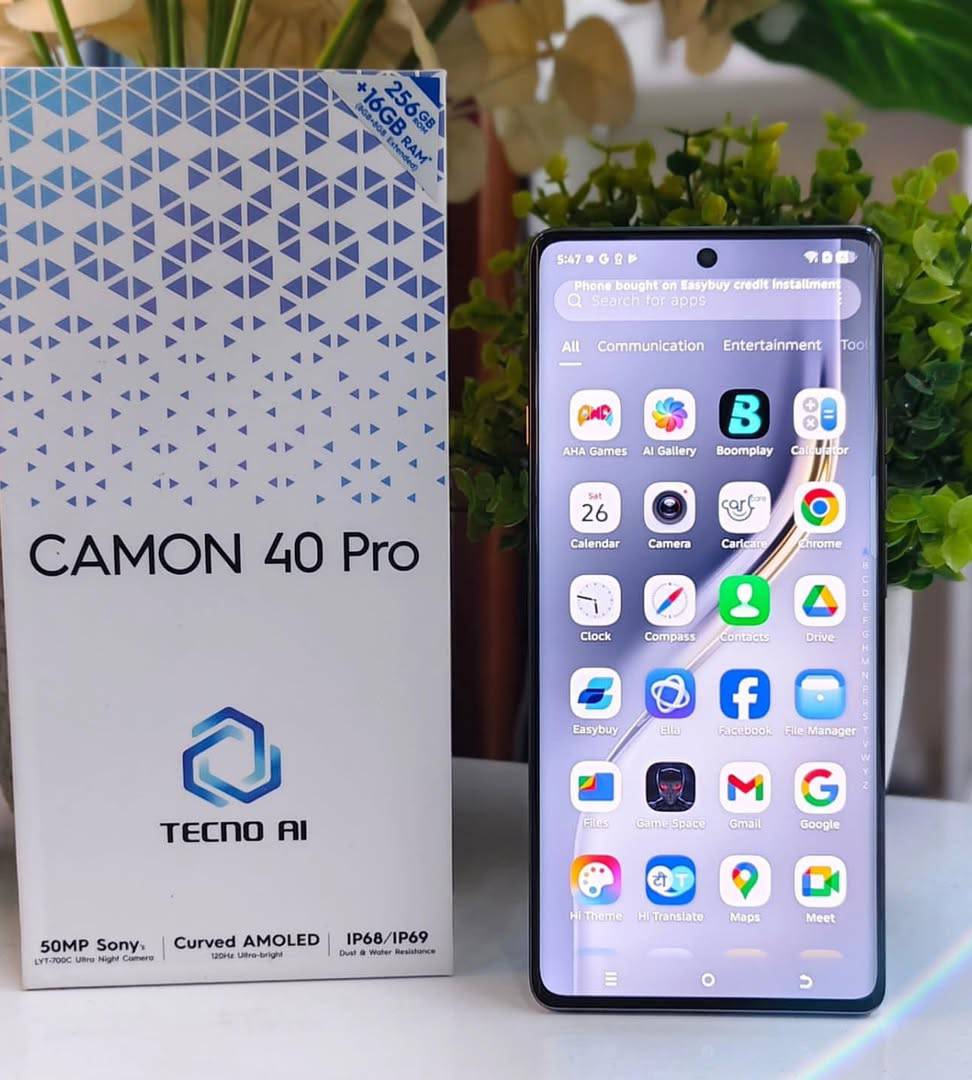 Tecno Camon 40 Pro 5G 16GB RAM 256GB ROM - Best Price in Kenya | Suncom Limited