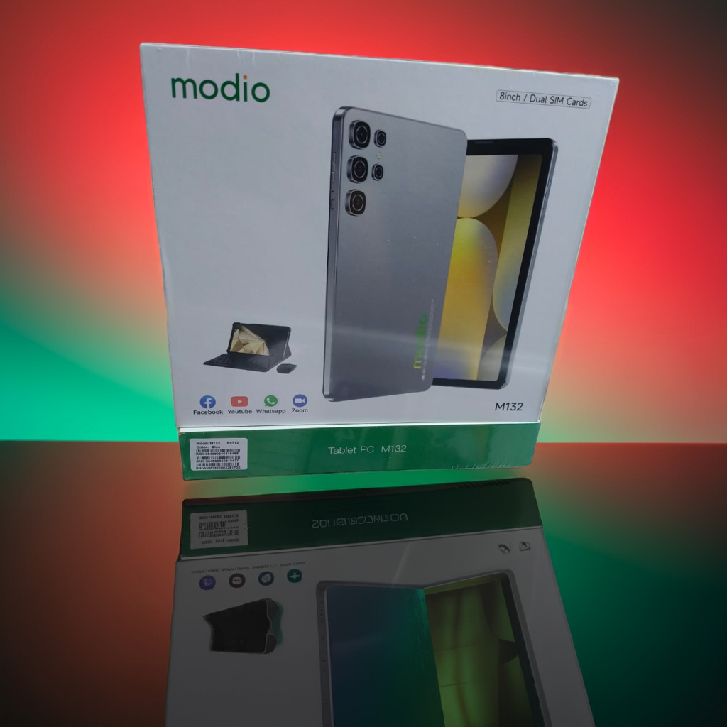 Modio M132 Tablet – 256GB ROM + 6GB RAM | 7" Display | Dual SIM