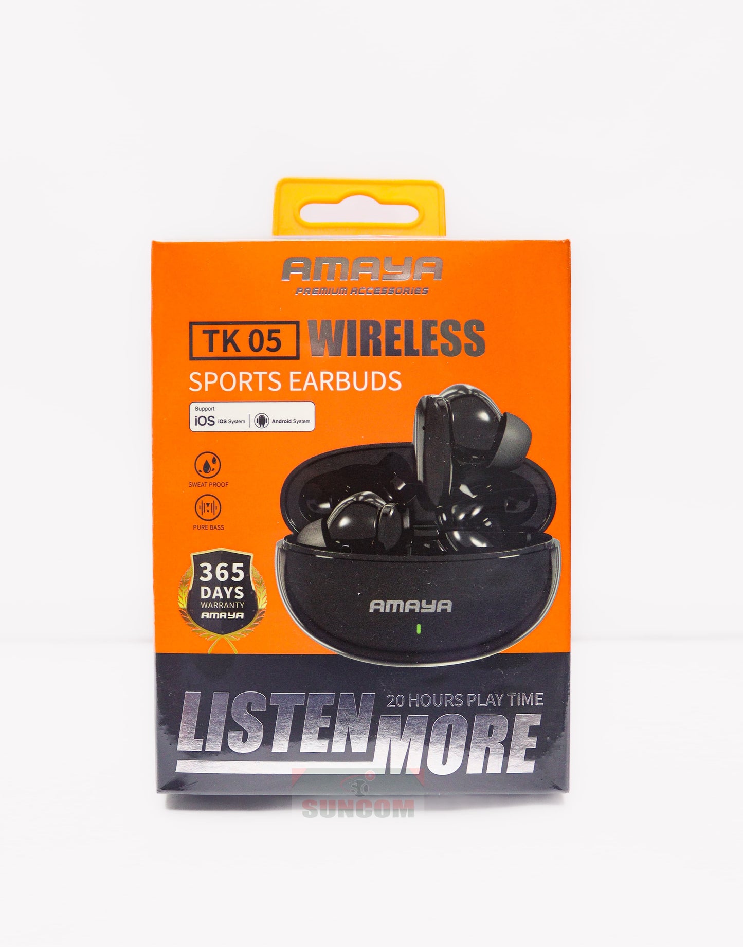 Amaya Wireless Sports Earbuds Price in Kenya | Sweatproof Bluetooth for Workouts - Suncom