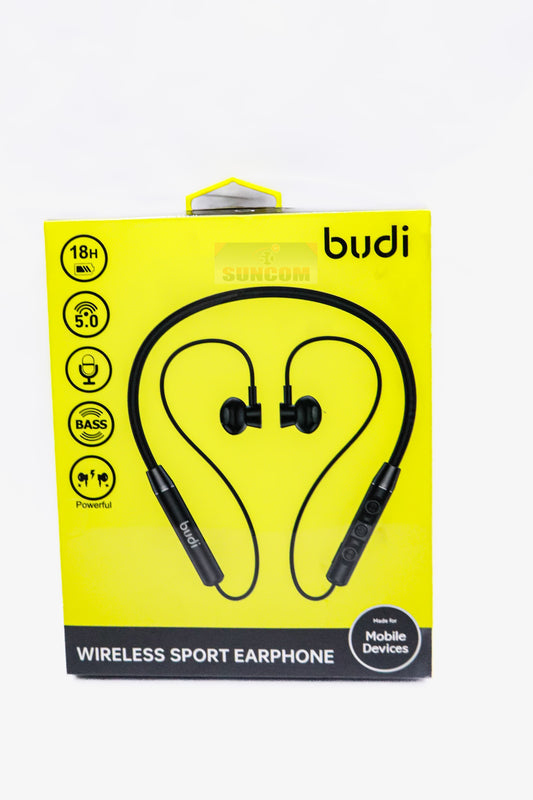 Budi Wireless Sport Earphone Price in Kenya | Sweatproof Bluetooth for Workouts - Suncom
