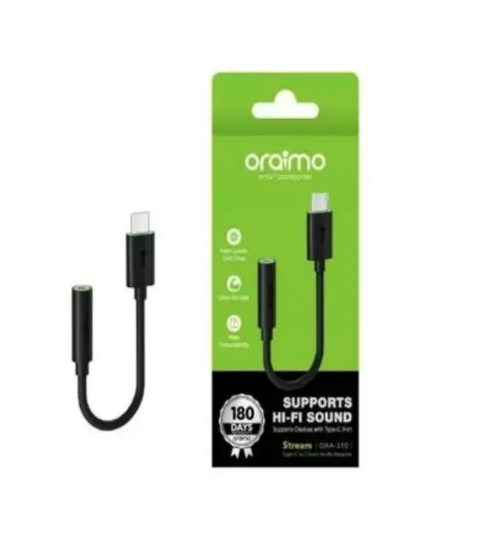 Oraimo USB-C to 3.5mm Audio Adapter Price in Kenya | Stream OAA-310 - Suncom