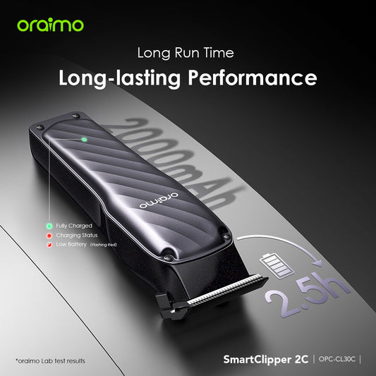 Oraimo SmartClipper 2C Hair Clipper (OPC-CL30C) | 2.5 Hrs Runtime Kenya - Suncom