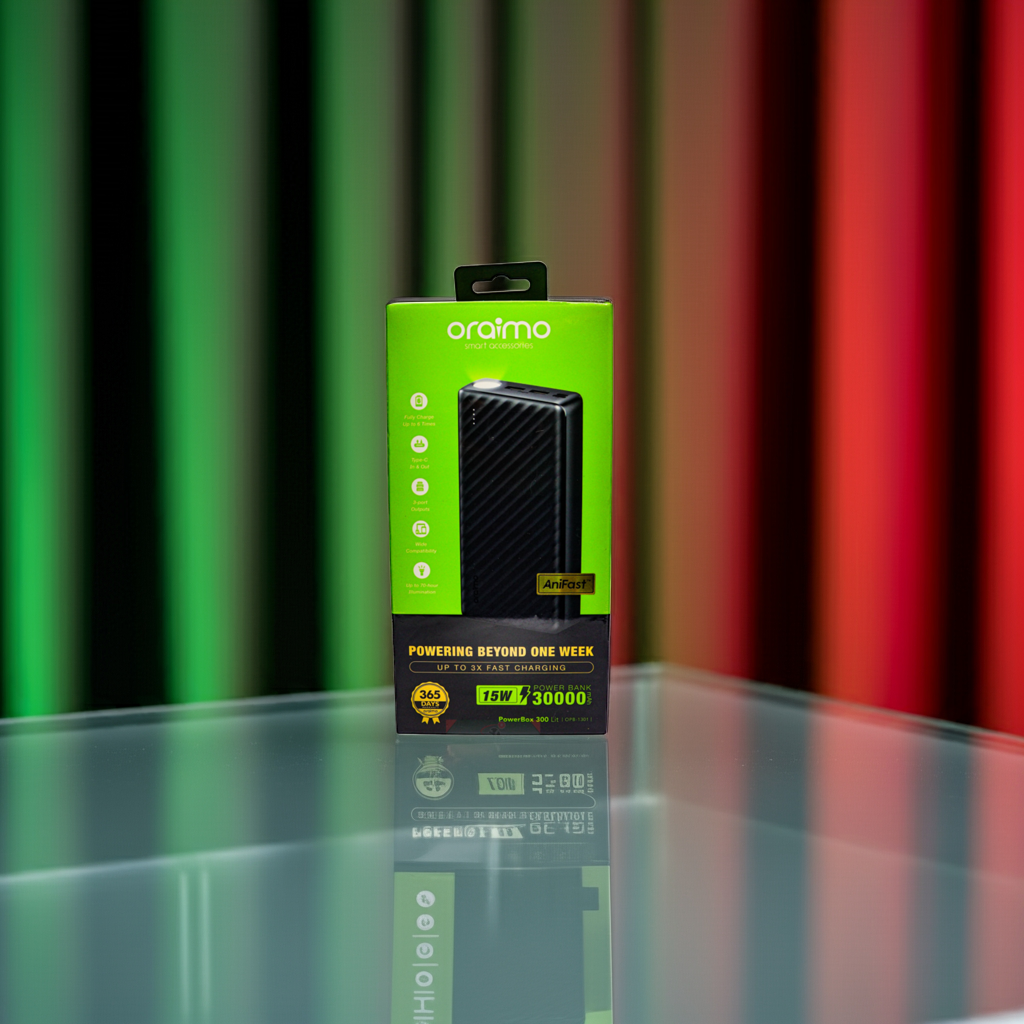 Oraimo 30000mAh Power Bank Price in Kenya | Fast Charging Portable Charger - Suncom