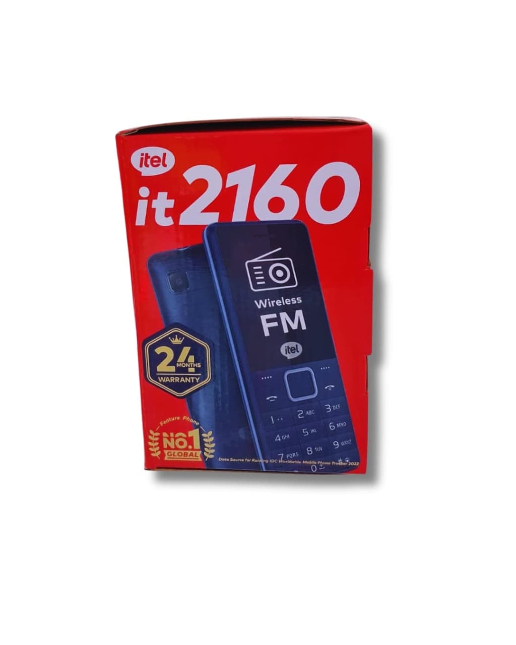 itel it2160 Feature Phone with Wireless FM Radio – Blue