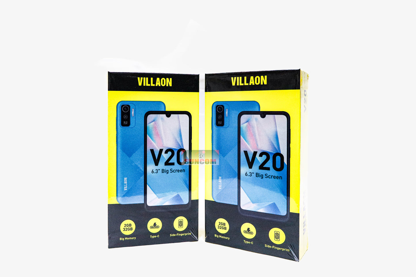 Villaon V20 Price in Kenya | Budget Android Phone with Fingerprint & Type-C - Suncom