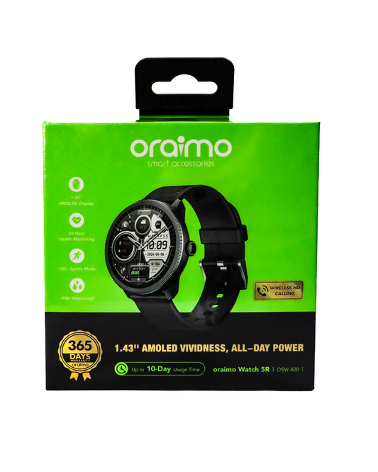 Oraimo Watch 5R .Up-To 10 Days of Usage