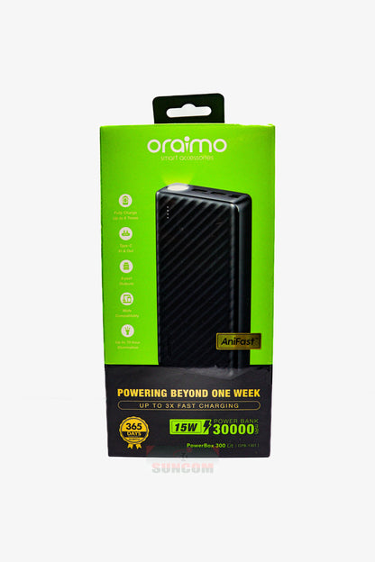 Oraimo 30000mAh Power Bank Price in Kenya | Fast Charging Portable Charger - Suncom