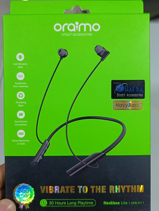Oraimo Necklace Lite | Call Vibration Headphones | Suncom Kenya