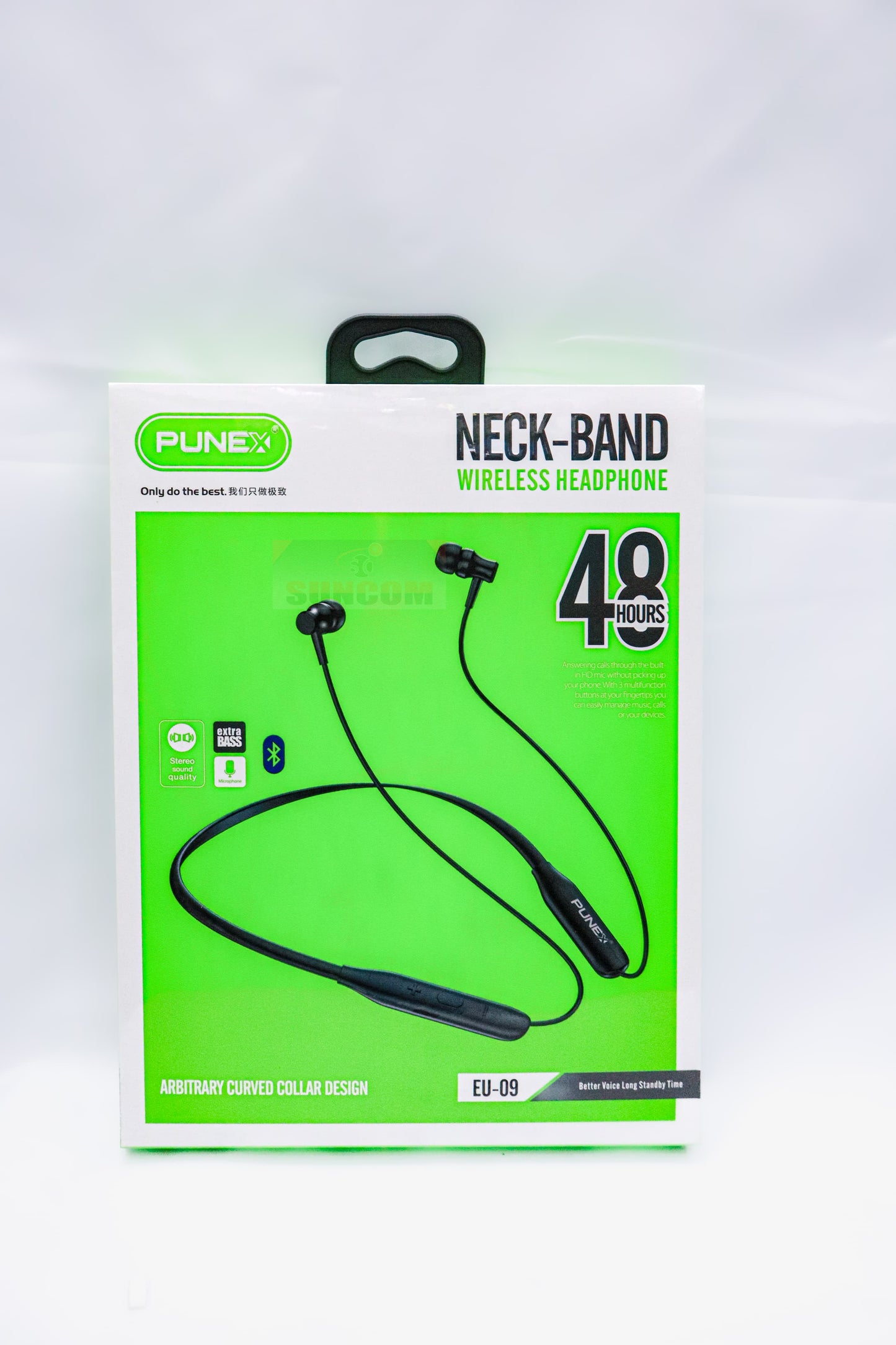 Punex Wireless Neck Band Price in Kenya | Long Battery Bluetooth Earphones - Suncom